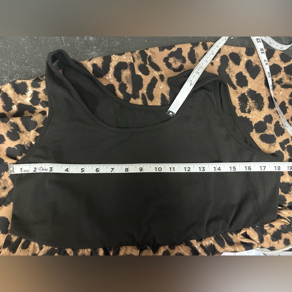 SHEIN Clasi Plus Size Women's Leopard Print A-Line Sleeveless Summer Dresses - Picture 8 of 10